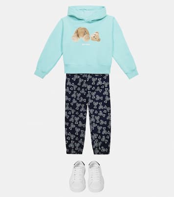 Felpa in jersey di cotone con cappuccio | Palm Angels Kids