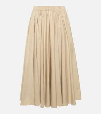 Falda midi Sunset fruncida | The Row
