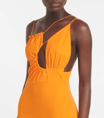 Cutout ruched minidress | Nensi Dojaka
