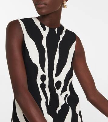 Zebra-print minidress | Dolce&Gabbana