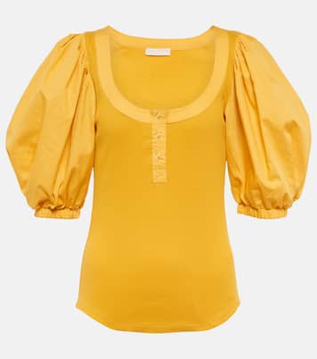 Top Janette de algodón y popelín | Ulla Johnson