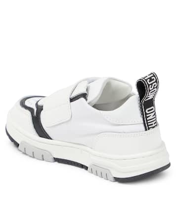 Sneakers in pelle con logo | Moschino Kids
