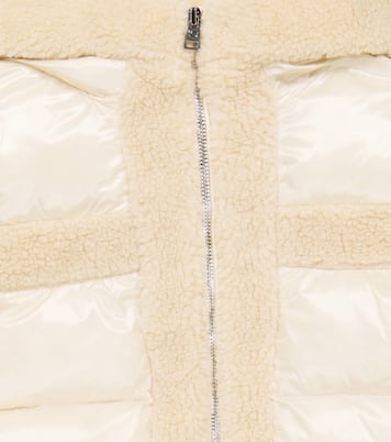 Wattierter Mantel mit Faux Shearling | Woolrich Kids