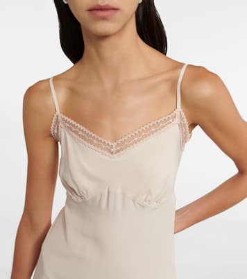 Lace-trimmed midi dress | Simone Rocha