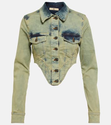 Veste raccourcie Claw en jean | KNWLS