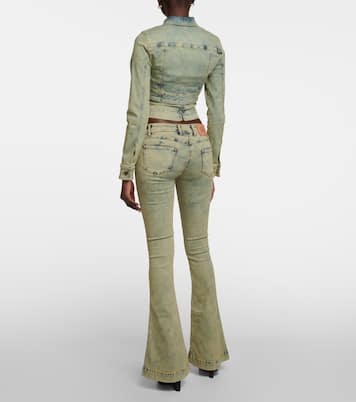 Veste raccourcie Claw en jean | KNWLS