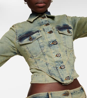 Veste raccourcie Claw en jean | KNWLS