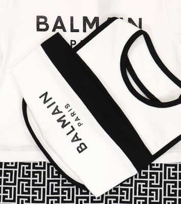 Bebé - set de mono, babero y gorro | Balmain Kids