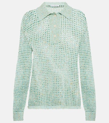 Open-knit cotton-blend sweater | Acne Studios