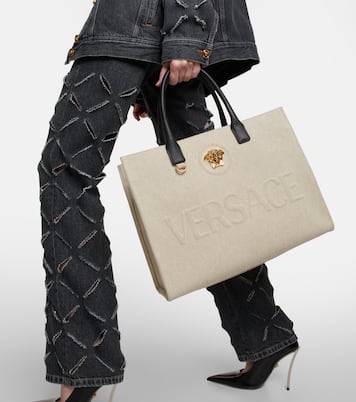 La Medusa canvas tote bag | Versace