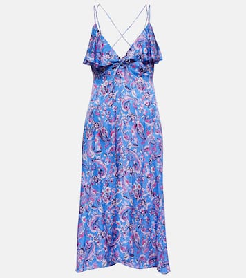 Paysa printed silk-blend midi dress | Isabel Marant