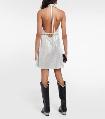 Sequined halterneck minidress | Dodo Bar Or