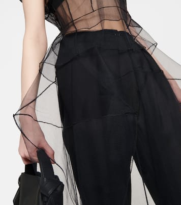 Maxirock aus Mesh | Acne Studios