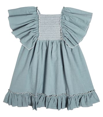 Moraira smocked cotton dress | Suncracy