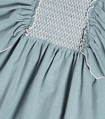 Moraira smocked cotton dress | Suncracy