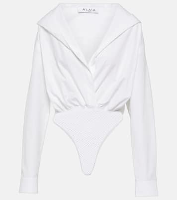 Body in cotone con cappuccio | Alaïa