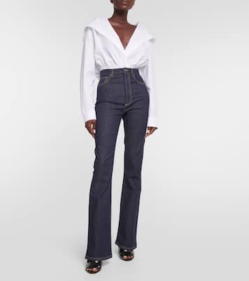 Body in cotone con cappuccio | Alaïa