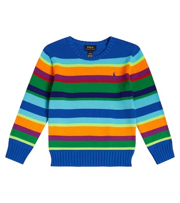 Pull rayé en coton | Polo Ralph Lauren Kids