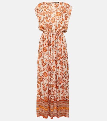 Edwina silk georgette maxi dress | Loro Piana