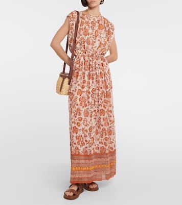 Edwina silk georgette maxi dress | Loro Piana