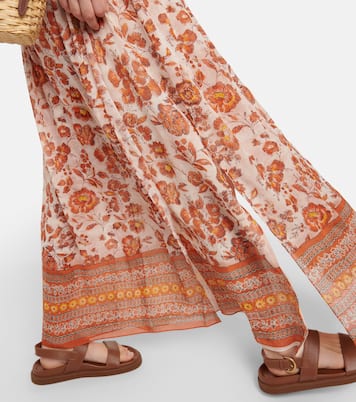 Edwina silk georgette maxi dress | Loro Piana