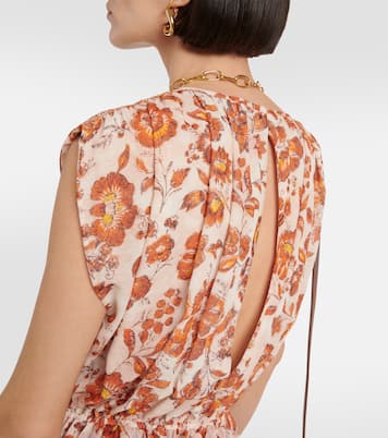 Edwina silk georgette maxi dress | Loro Piana