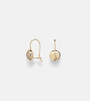 Boucles d'oreilles Sphere en or 18 ct et diamants | Ileana Makri