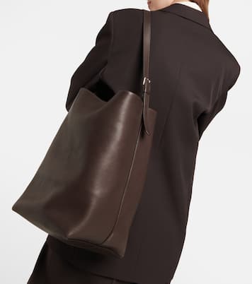 Large N/S leather tote bag | The Row