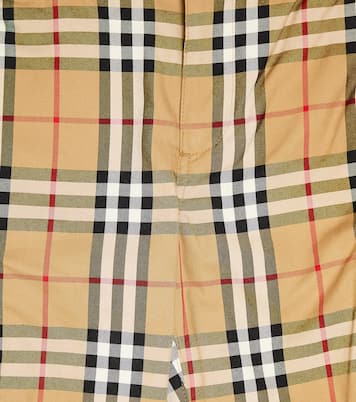 Pantalon cargo Burberry Check en coton | Burberry Kids