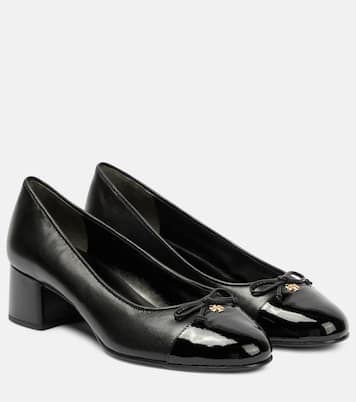 Bow leather pumps | Tory Burch