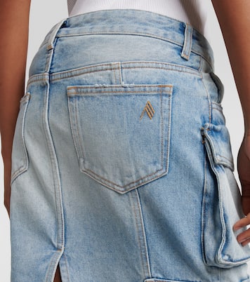 Jupe longue cargo en jean | The Attico