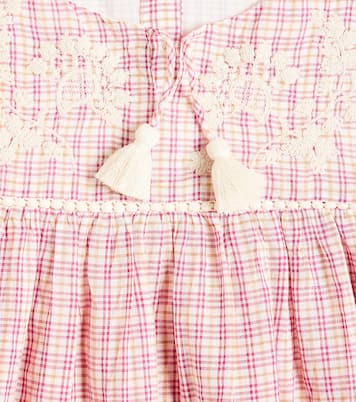 Blouse Vally en coton à carreaux | Louise Misha