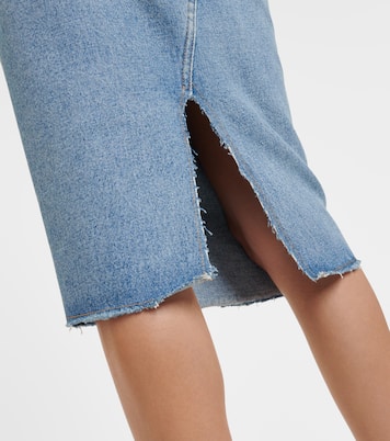 Jupe midi en jean | MM6 Maison Margiela