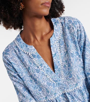 Camps Bay Beach printed cotton kaftan | Heidi Klein