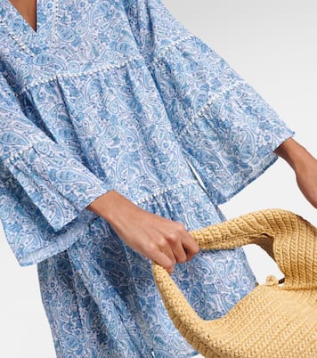 Camps Bay Beach printed cotton kaftan | Heidi Klein