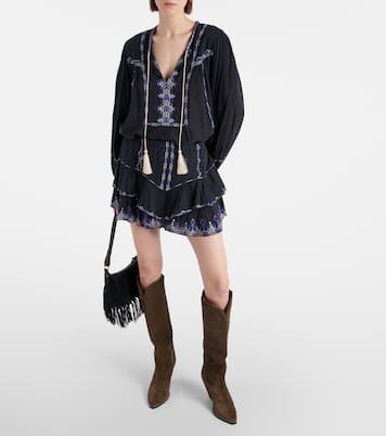 Shorts Jocadia de algodón bordados | Marant Etoile