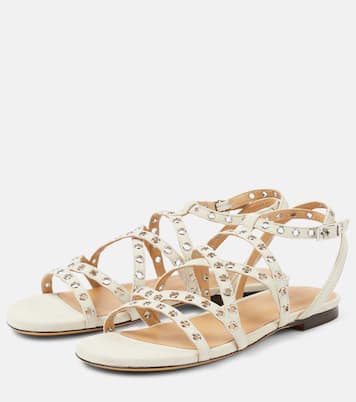Sandali Lipa in pelle con borchie | Isabel Marant