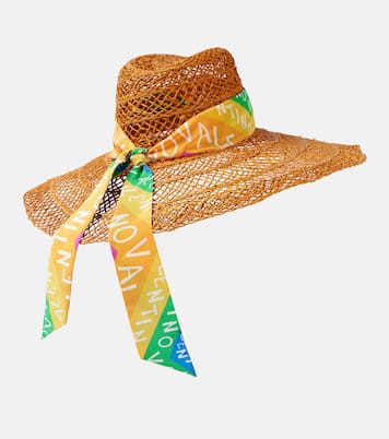 Sombrero Valentino Chevron 24 de paja | Valentino