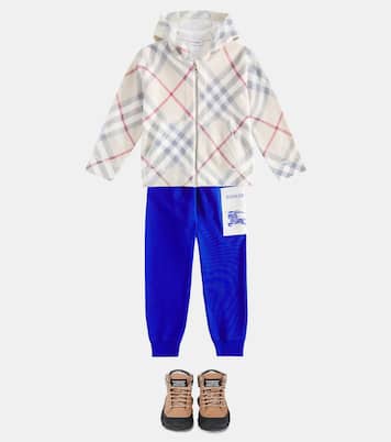 Sudadera de lana con Burberry Check | Burberry Kids