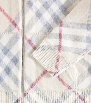 Sudadera de lana con Burberry Check | Burberry Kids