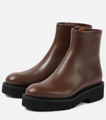 Ankle Boots Clover aus Leder | Clergerie