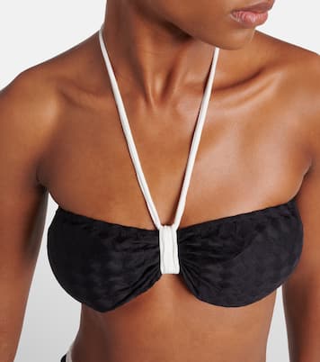 Bikini in jacquard a vita alta | Adriana Degreas