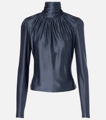 Top fruncido de jersey | Rabanne