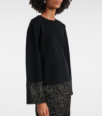 Pullover in maglia con lamé | Jardin des Orangers