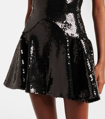 Abito corto con paillettes | David Koma