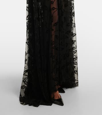 Maxikleid aus Mesh | Norma Kamali