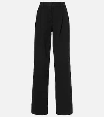Jeans a gamba larga e vita alta | Brunello Cucinelli