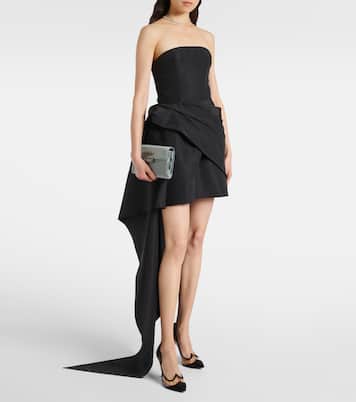 Efflorescence embellished satin clutch | Roger Vivier