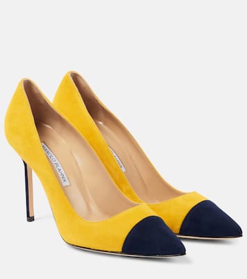 Pumps Capcour 105 in suede | Manolo Blahnik