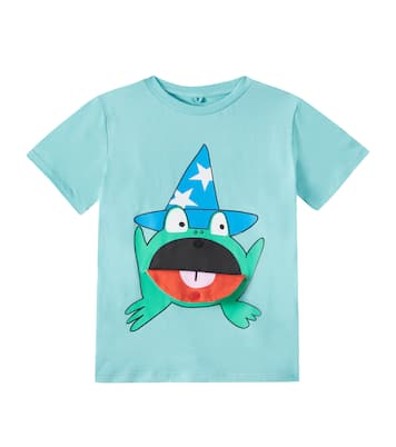 Camiseta de jersey de algodón estampada | Stella McCartney Kids